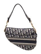 Dior Canvas Saddle Bag