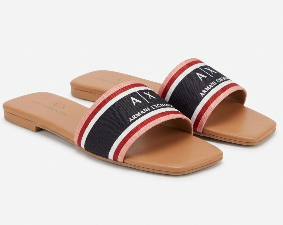 Armani Strips Flats