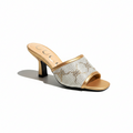 Gucci Women Gg Crystal Embellished Heeled Sandals( ALLOW TO OPEN AND FREE SHIPPING )
