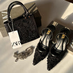 ZARA COMBO BAG & HEELS
