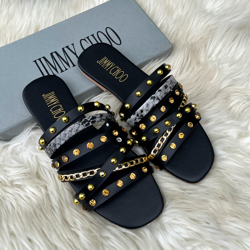 ZARA Studded Flats( ALLOW TO OPEN AND FREE SHIPPING )