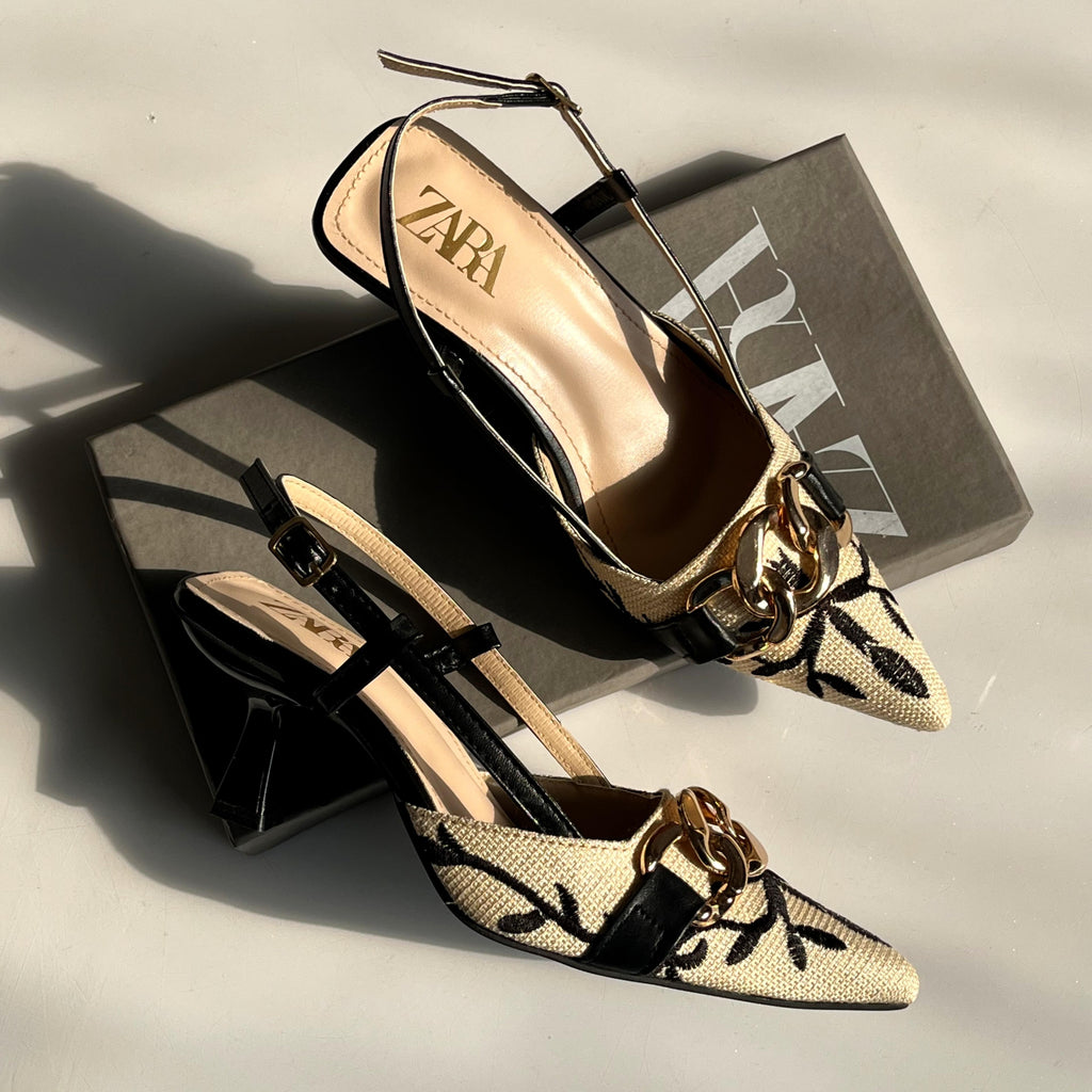 Sale Floral Embroidered Heels( ALLOW TO OPEN AND FREE SHIPPING )