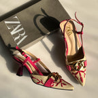 Sale Floral Embroidered Heels( ALLOW TO OPEN AND FREE SHIPPING )