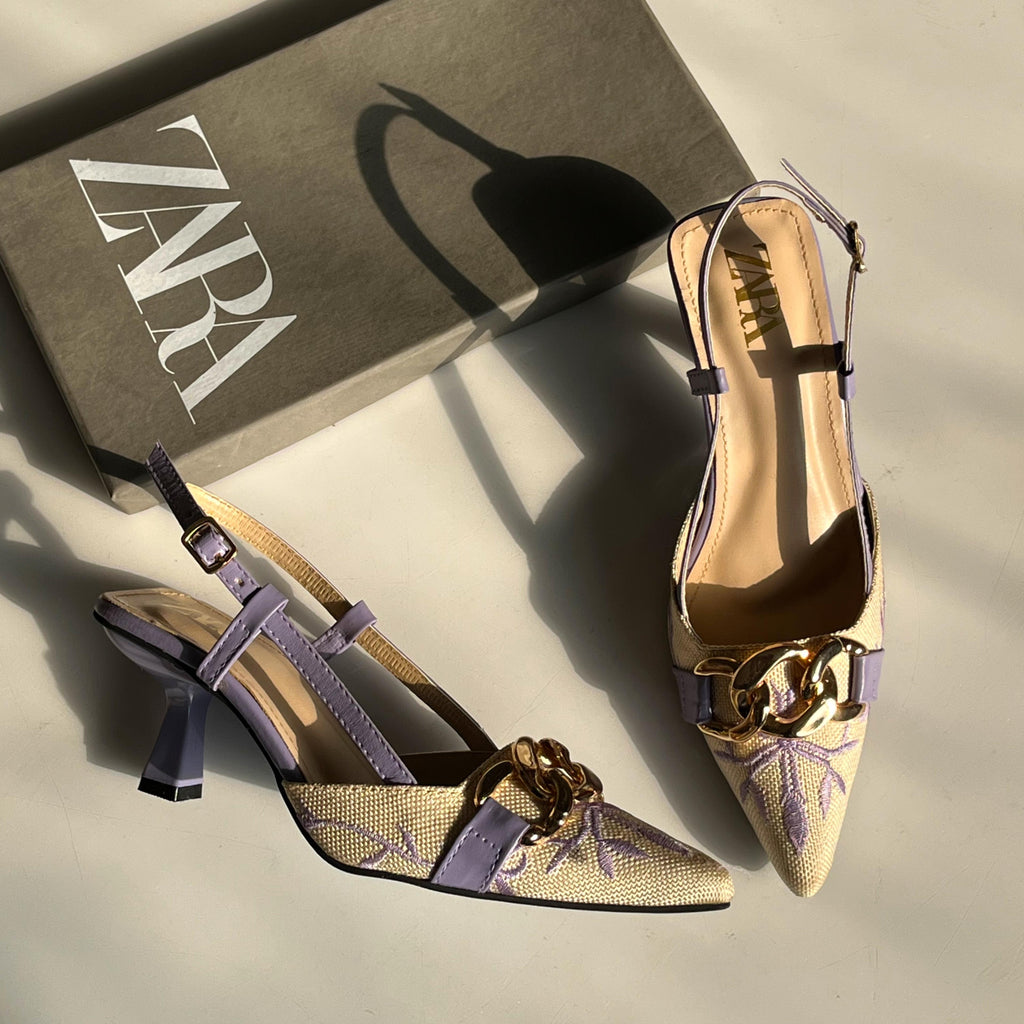 Sale Floral Embroidered Heels( ALLOW TO OPEN AND FREE SHIPPING )