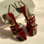 ZARA Pattern Flats( ALLOW TO OPEN AND FREE SHIPPING )