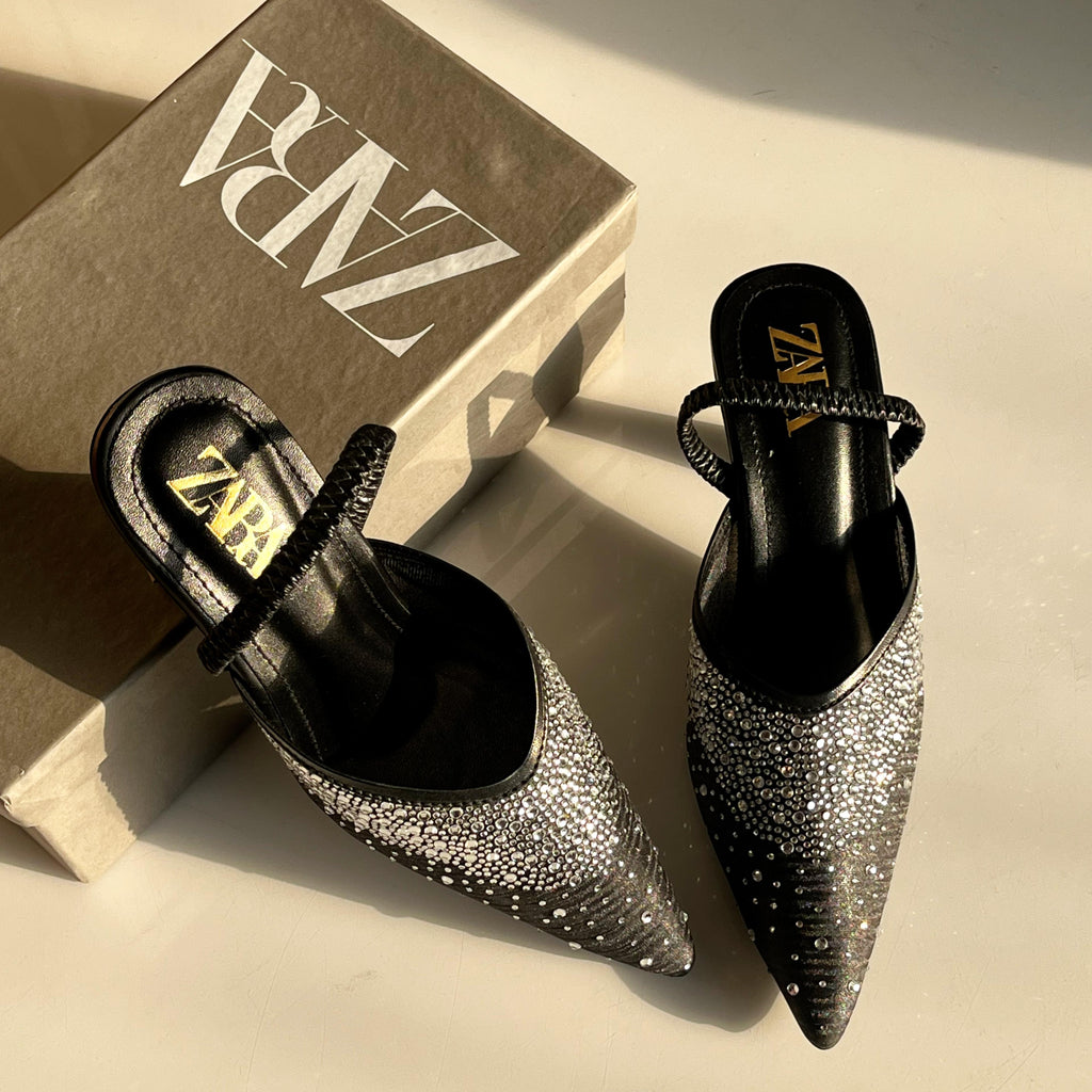 ZARA Rhinestone Pumps