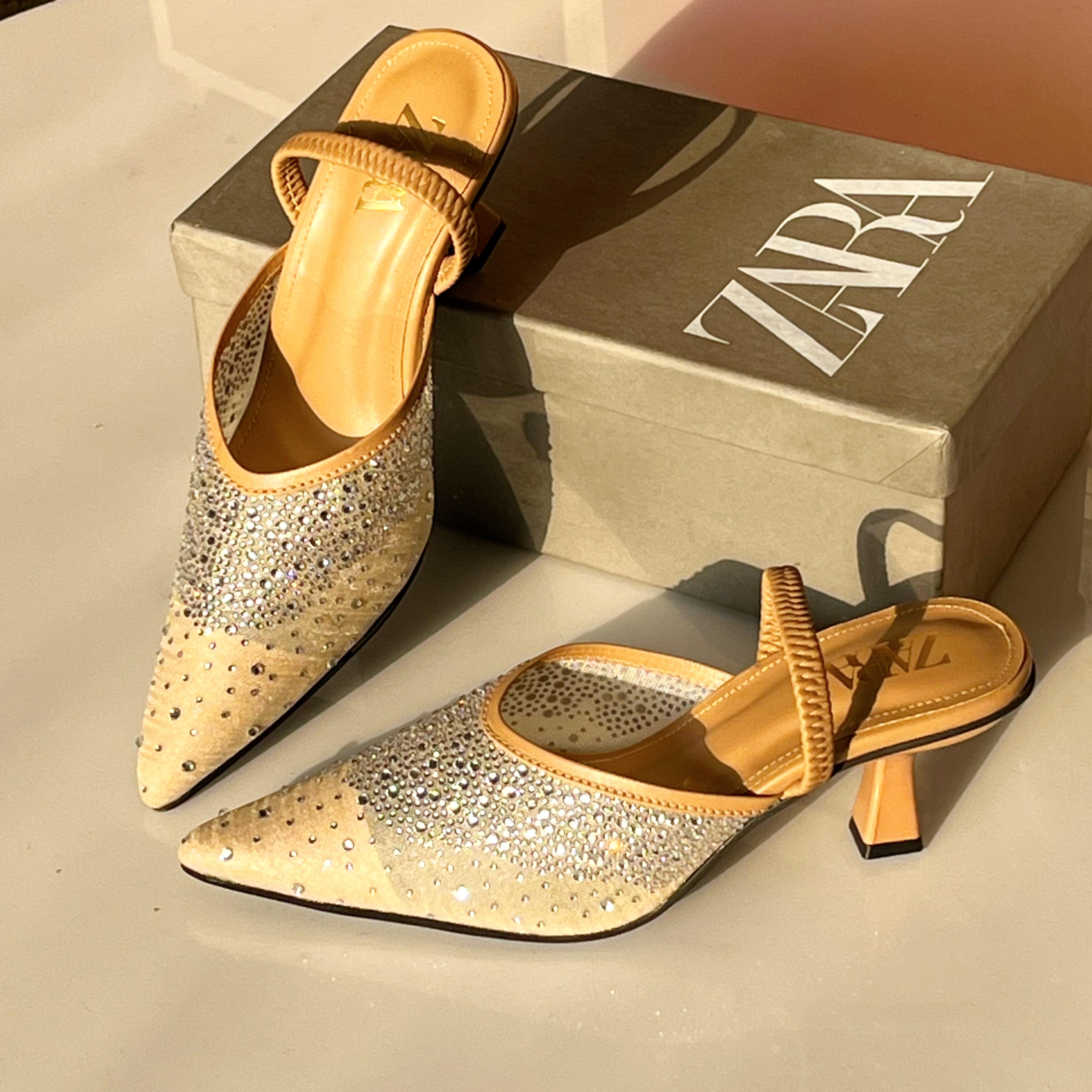 ZARA Rhinestone Pumps