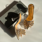 Jimmy Choo Wings Transparent Heels( ALLOW TO OPEN AND FREE SHIPPING )