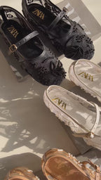 ZARA Embroidered Pumps