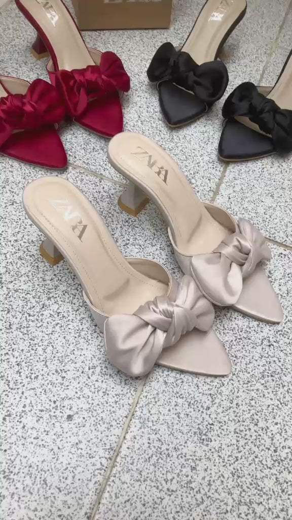 Bow Heel ( ALLOW TO OPEN AND FREE SHIPPING )