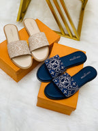 Flower Print Flate( ALLOW TO OPEN AND FREE SHIPPING )