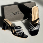 Pearls Bow Heel ( ALLOW TO OPEN AND FREE SHIPPING )