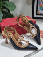 Stone heel Valentino style ( ALLOW TO OPEN AND FREE SHIPPING )