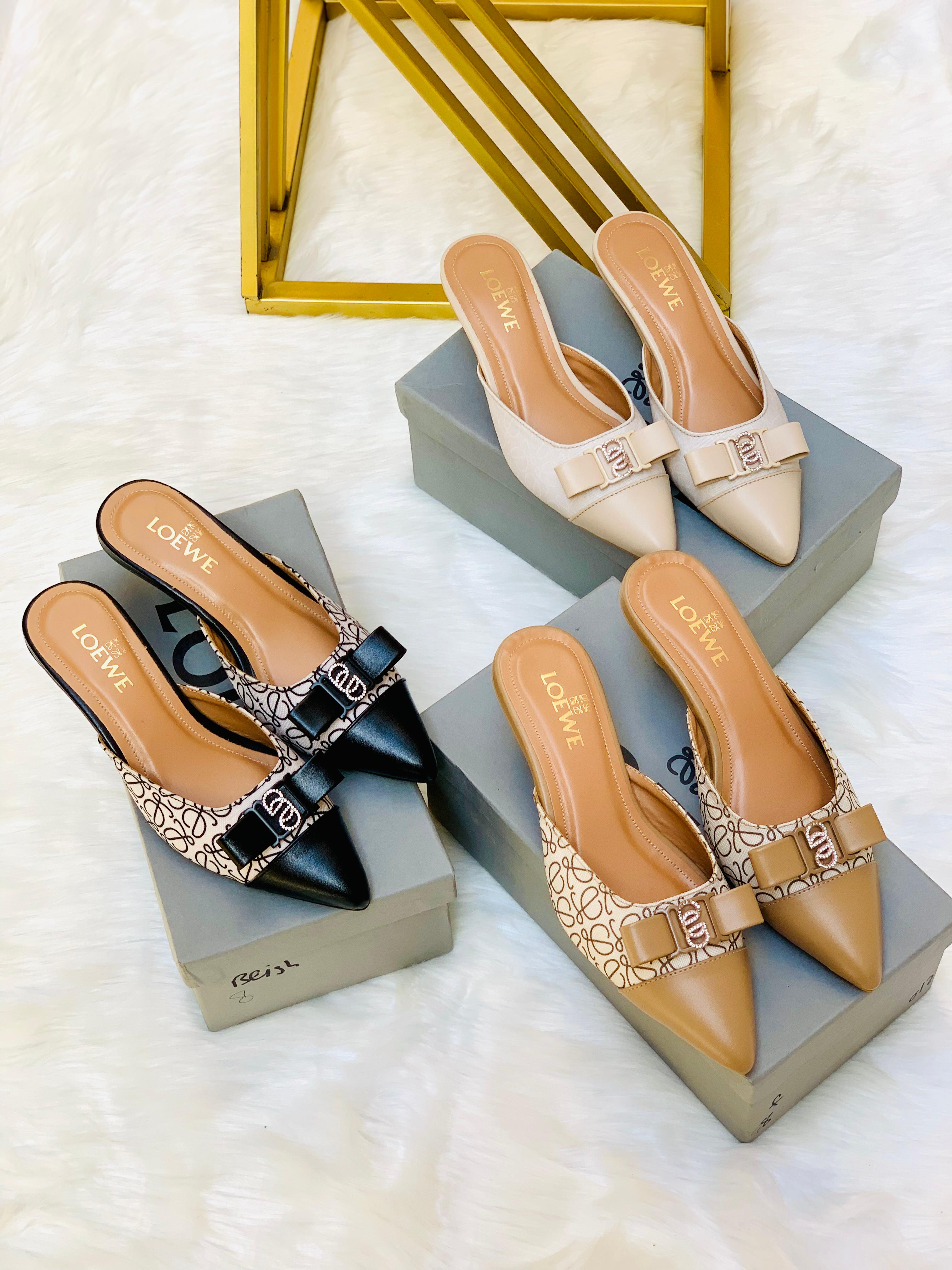 FRONT BOW KITTEN HEELS( ALLOW TO OPEN AND FREE SHIPPING )