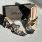 Pearls Bow Heel ( ALLOW TO OPEN AND FREE SHIPPING )